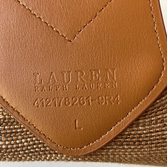 Lauren Ralph Lauren Wide Stretch Fabric Woven Belt Size L - Picture 4 of 14